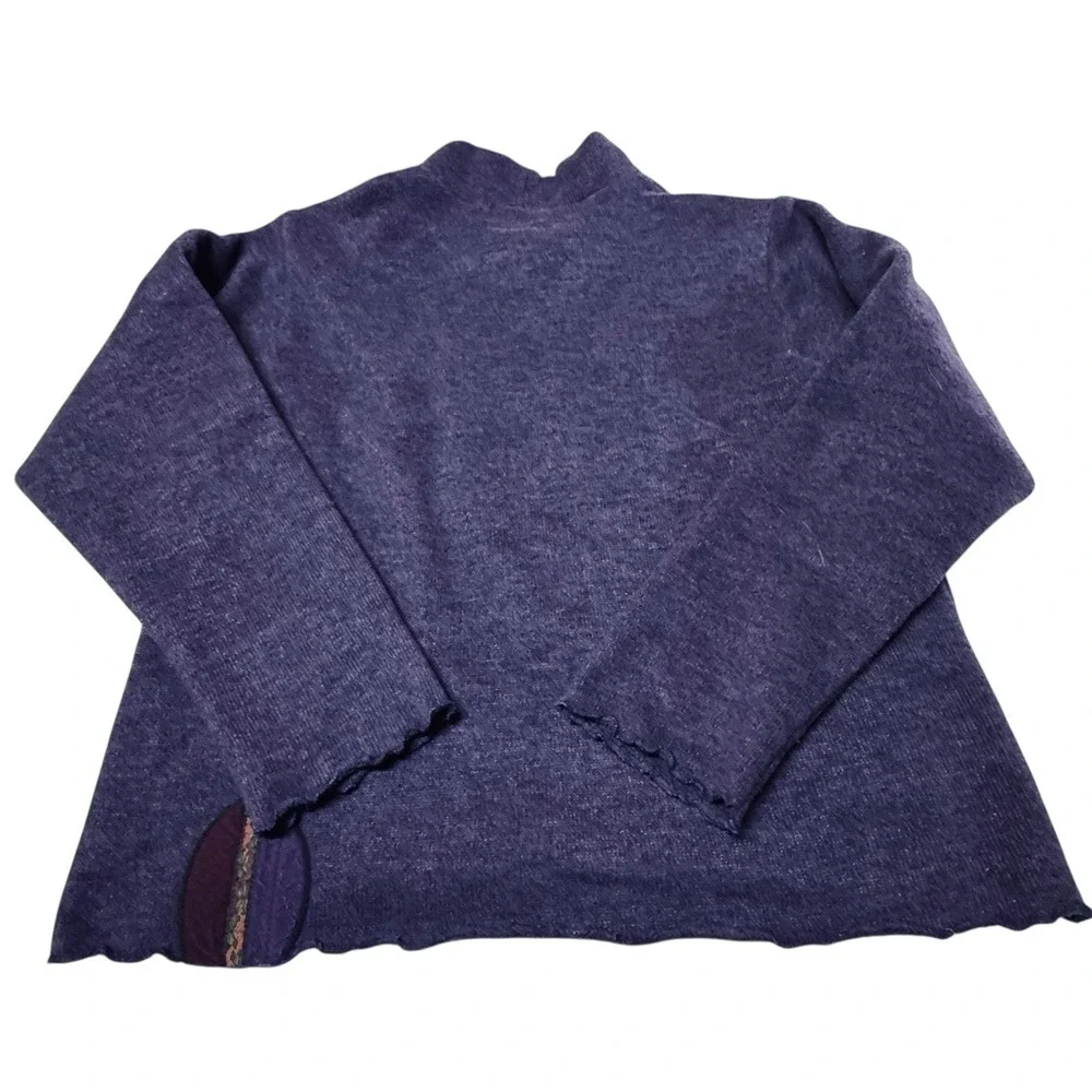 Red Rover Polartec Fleece‎ Pullover Sweater Size Small Purple Long Sleeve